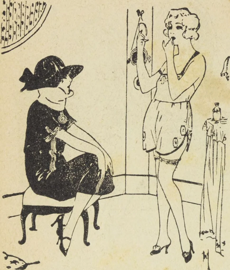 An illustration from Le nouveau bréviaire de la beauté / G. Clarks, 1920, leaf 32