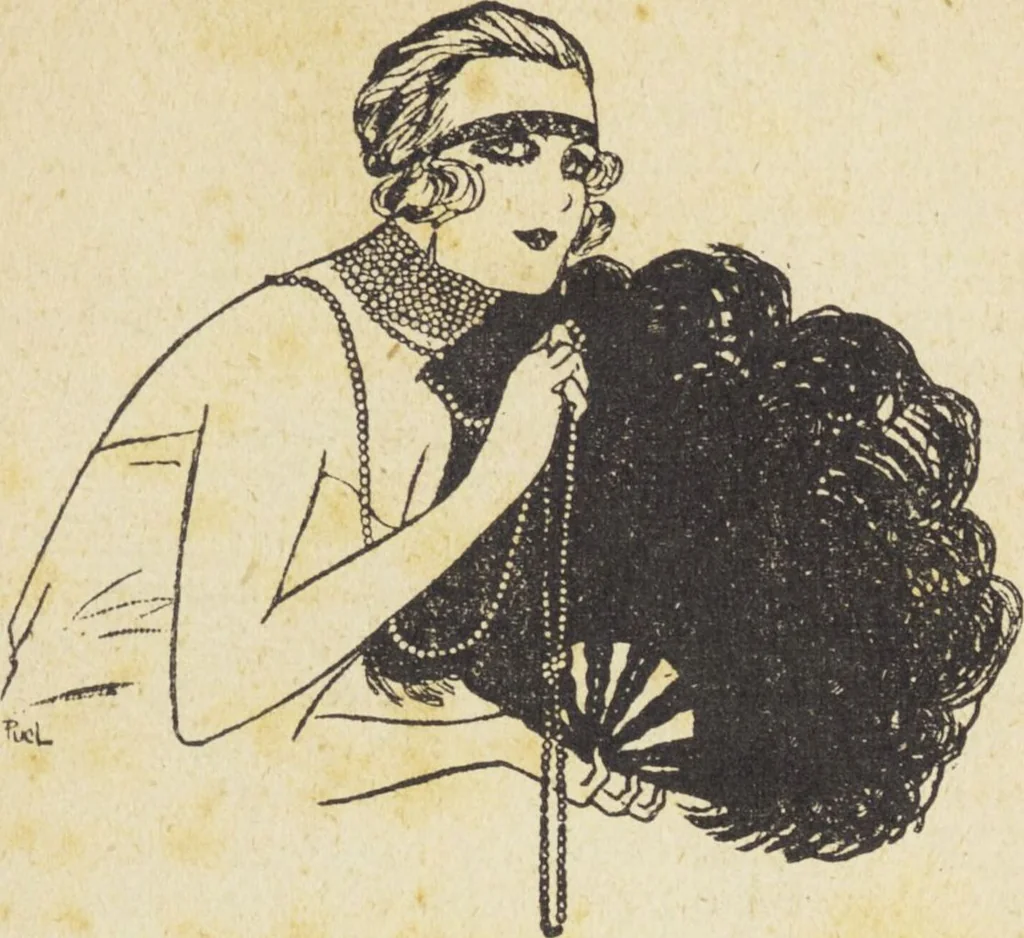 An illustration from Le nouveau bréviaire de la beauté / G. Clarks, 1920, leaf 35