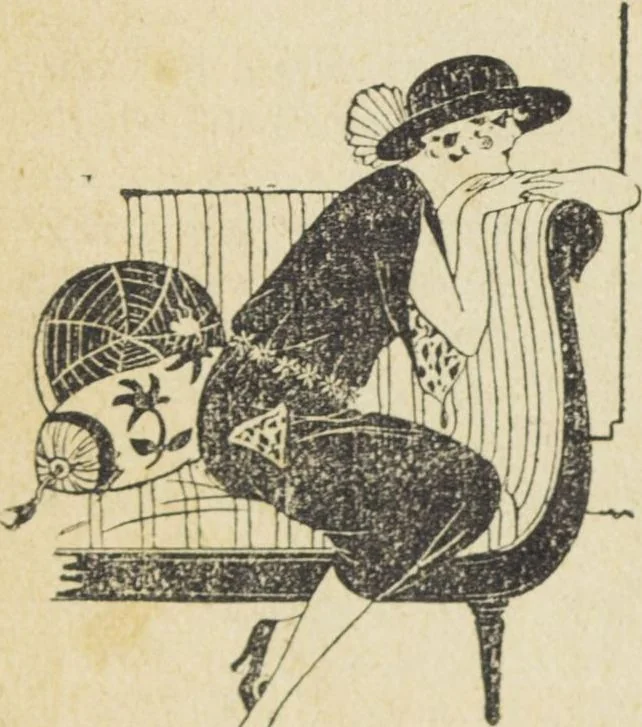 An illustration from Le nouveau bréviaire de la beauté / G. Clarks, 1920, leaf 38