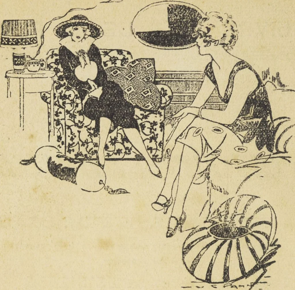 An illustration from Le nouveau bréviaire de la beauté / G. Clarks, 1920, leaf 4