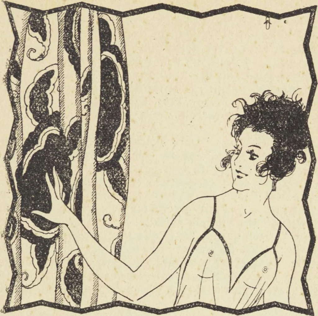 An illustration from Le nouveau bréviaire de la beauté / G. Clarks, 1920, leaf 73