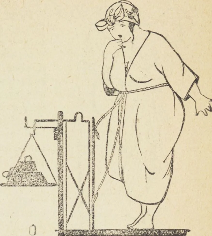 An illustration from Le nouveau bréviaire de la beauté / G. Clarks, 1920, leaf 83