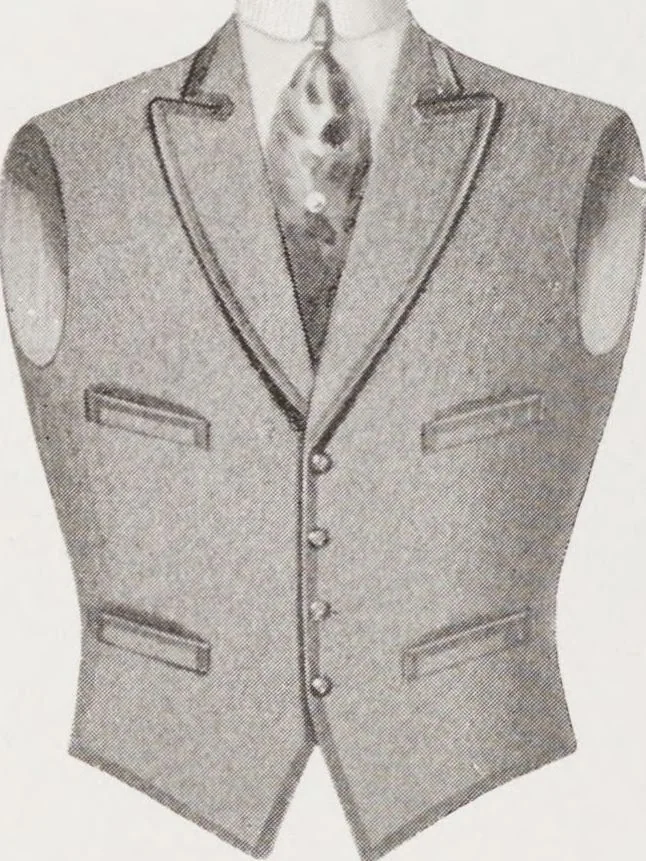 An illustration from Minister's report of fashion for gentlemen (Autumn & Winter, 1909-10), 1909, leaf 6
