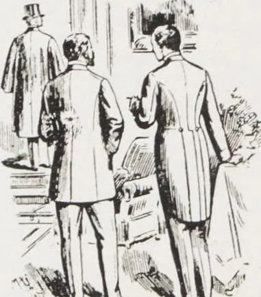 An illustration from Minister's report of fashion for gentlemen (Autumn & Winter, 1910-11), 1910, leaf 10