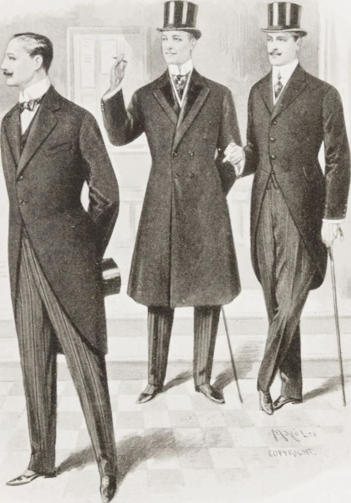 An illustration from Minister's report of fashion for gentlemen (Autumn & Winter, 1910-11), 1910, leaf 11