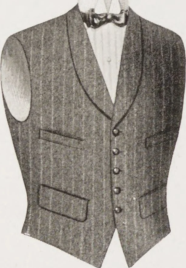 An illustration from Minister's report of fashion for gentlemen (Autumn & Winter, 1910-11), 1910, leaf 4