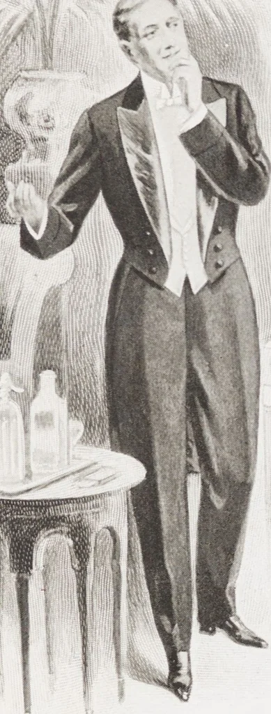 An illustration from Minister's report of fashion for gentlemen (Autumn & Winter, 1911-12), 1911, leaf 11