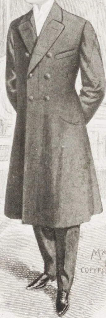 An illustration from Minister's report of fashion for gentlemen (Autumn & Winter, 1911-12), 1911, leaf 11