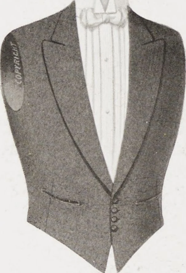 An illustration from Minister's report of fashion for gentlemen (Autumn & Winter, 1911-12), 1911, leaf 12