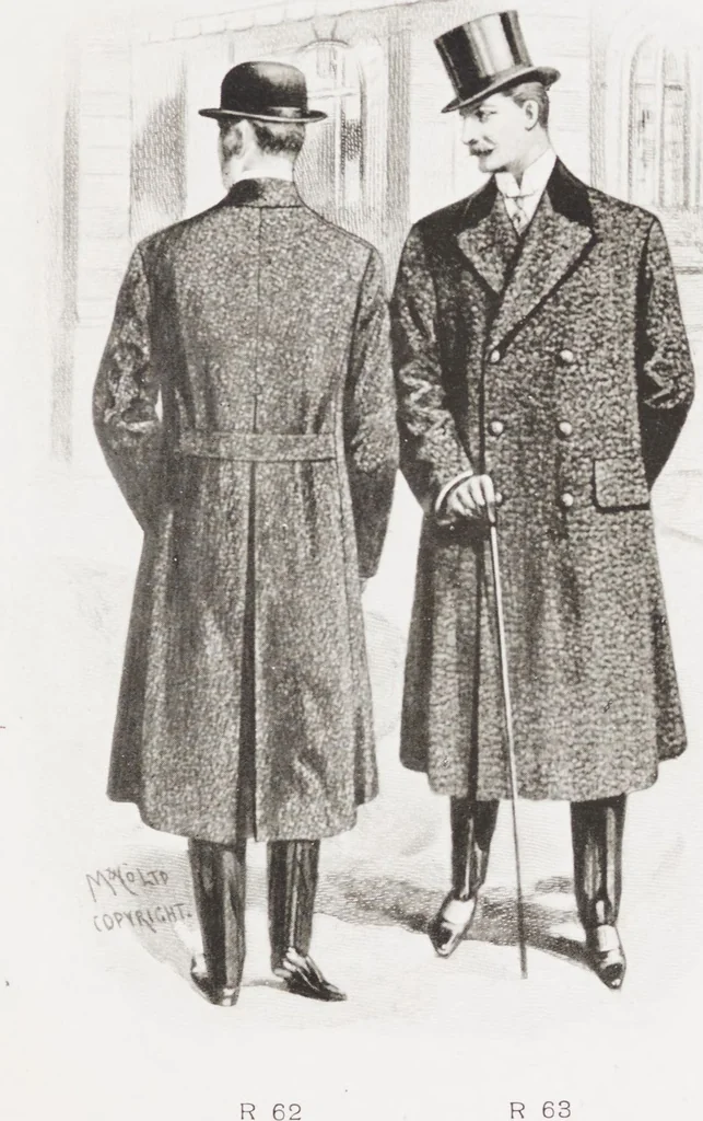 An illustration from Minister's report of fashion for gentlemen (Autumn & Winter, 1911-12), 1911, leaf 13