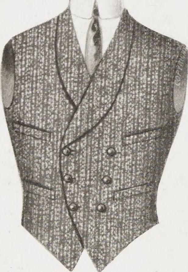 An illustration from Minister's report of fashion for gentlemen (Autumn & Winter, 1911-12), 1911, leaf 14