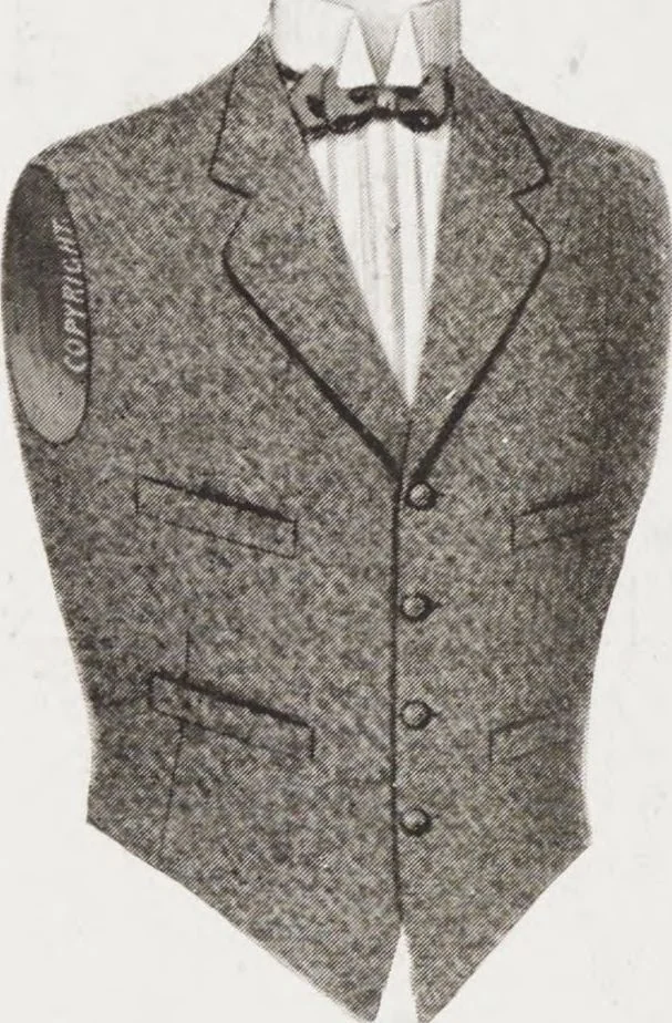 An illustration from Minister's report of fashion for gentlemen (Autumn & Winter, 1911-12), 1911, leaf 4
