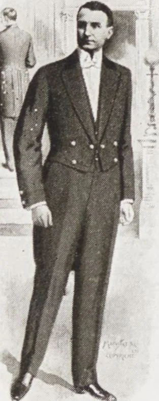 An illustration from Minister's report of fashion for gentlemen (Spring & Summer, 1912), 1912, leaf 10
