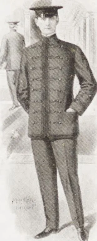 An illustration from Minister's report of fashion for gentlemen (Spring & Summer, 1912), 1912, leaf 11