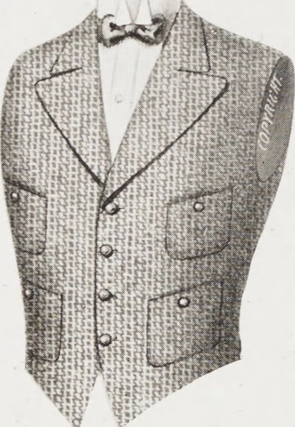An illustration from Minister's report of fashion for gentlemen (Spring & Summer, 1912), 1912, leaf 14