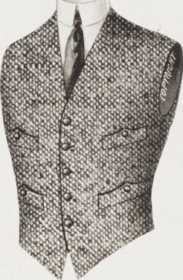 An illustration from Minister's report of fashion for gentlemen (Spring & Summer, 1912), 1912, leaf 16
