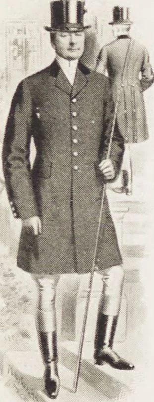 An illustration from Minister's report of fashion for gentlemen (Spring & Summer, 1912), 1912, leaf 3