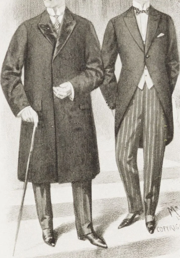 An illustration from Minister's report of fashion for gentlemen (Spring & Summer, 1912), 1912, leaf 5