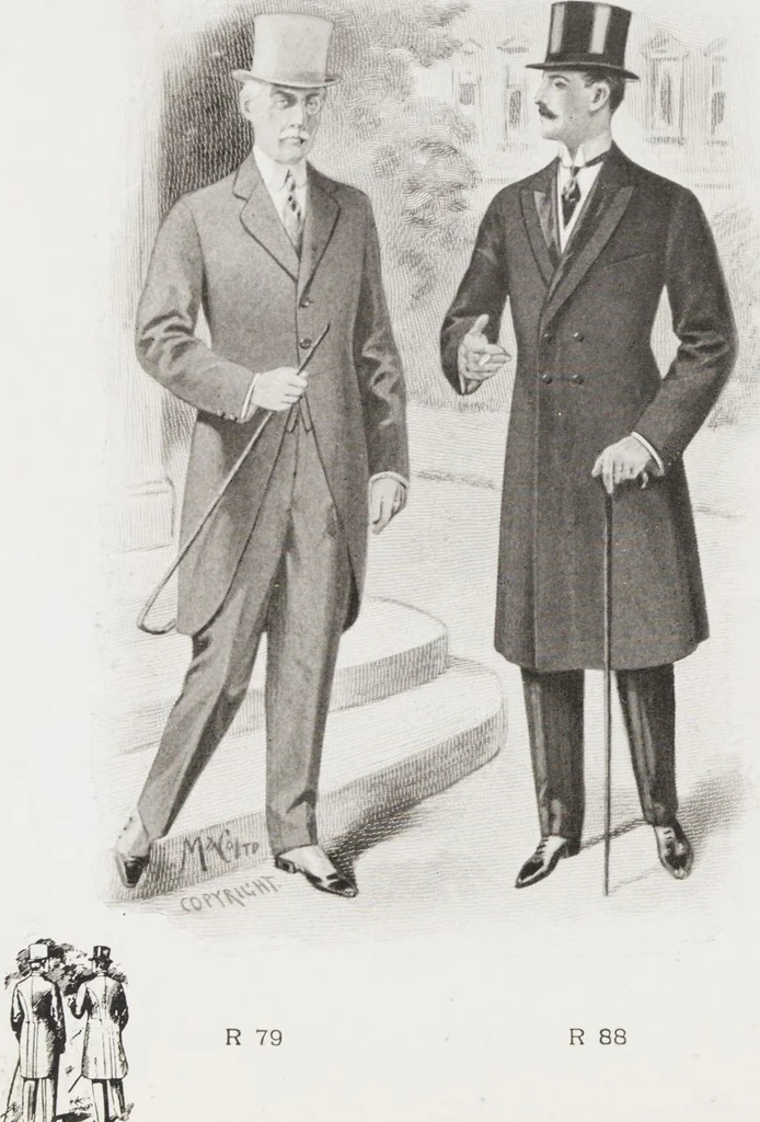 An illustration from Minister's report of fashion for gentlemen (Spring & Summer, 1912), 1912, leaf 6