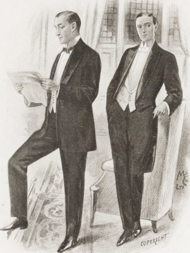 An illustration from Minister's report of fashion for gentlemen (Spring & Summer, 1912), 1912, leaf 7