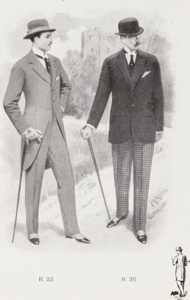 An illustration from Minister's report of fashion for gentlemen (Spring & Summer, 1913), 1913, leaf 10