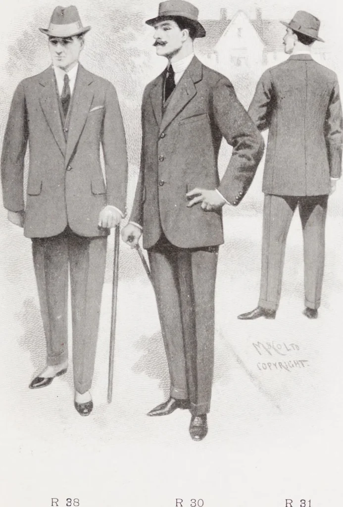 An illustration from Minister's report of fashion for gentlemen (Spring & Summer, 1913), 1913, leaf 11