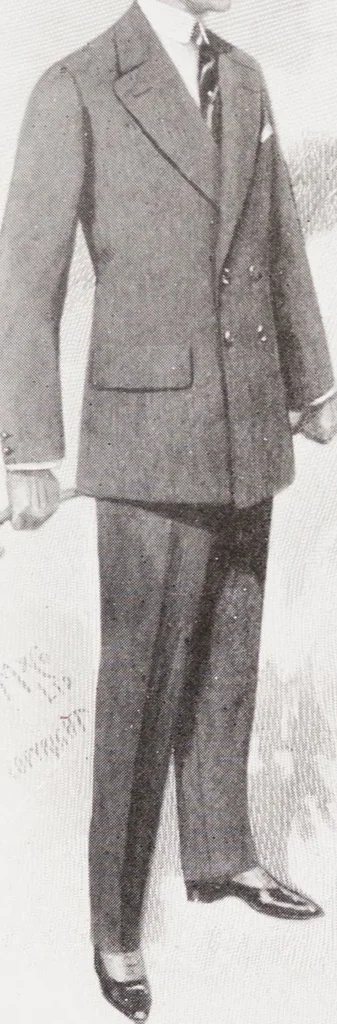 An illustration from Minister's report of fashion for gentlemen (Spring & Summer, 1913), 1913, leaf 13