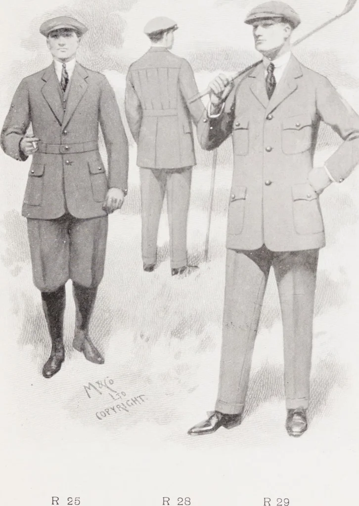 An illustration from Minister's report of fashion for gentlemen (Spring & Summer, 1913), 1913, leaf 17