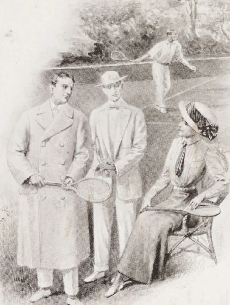 An illustration from Minister's report of fashion for gentlemen (Spring & Summer, 1913), 1913, leaf 3