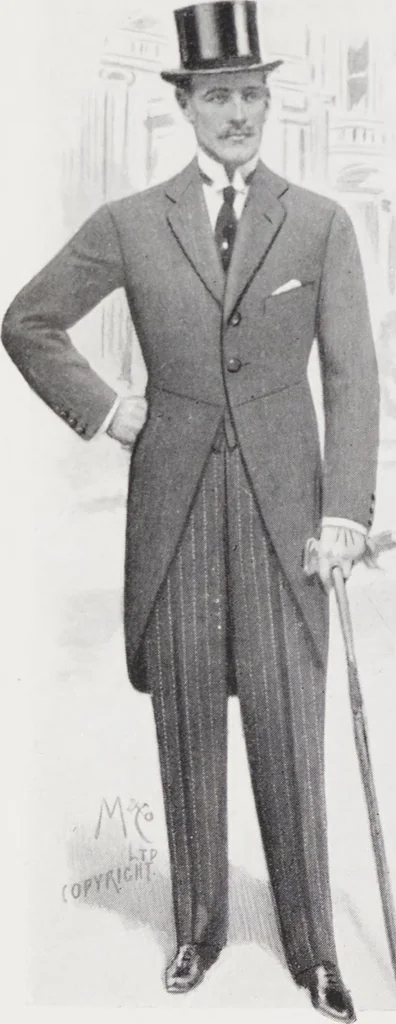 An illustration from Minister's report of fashion for gentlemen (Autumn & Winter, 1917-18), 1917, leaf 10