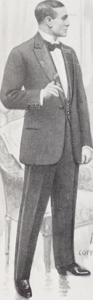 An illustration from Minister's report of fashion for gentlemen (Autumn & Winter, 1917-18), 1917, leaf 11