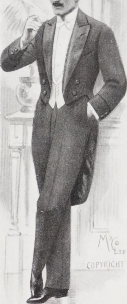 An illustration from Minister's report of fashion for gentlemen (Autumn & Winter, 1917-18), 1917, leaf 11