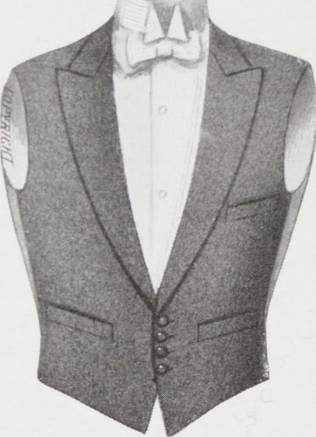 An illustration from Minister's report of fashion for gentlemen (Autumn & Winter, 1917-18), 1917, leaf 12