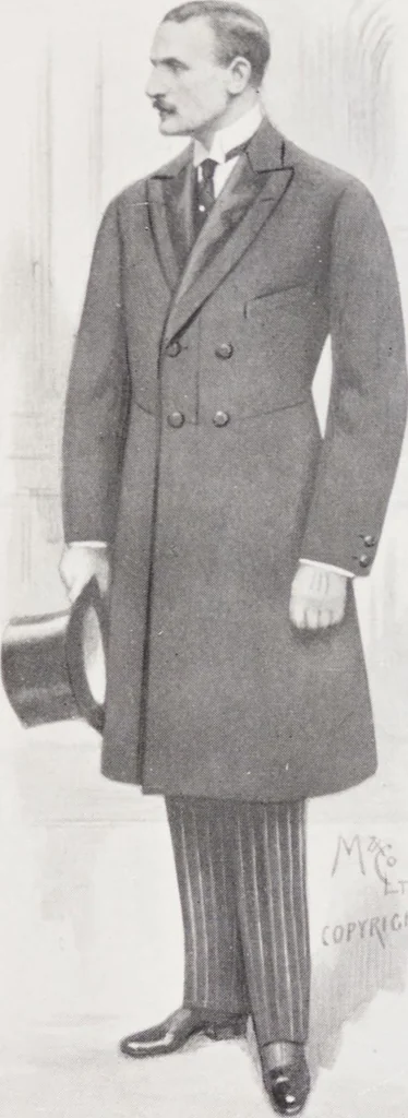 An illustration from Minister's report of fashion for gentlemen (Autumn & Winter, 1917-18), 1917, leaf 13