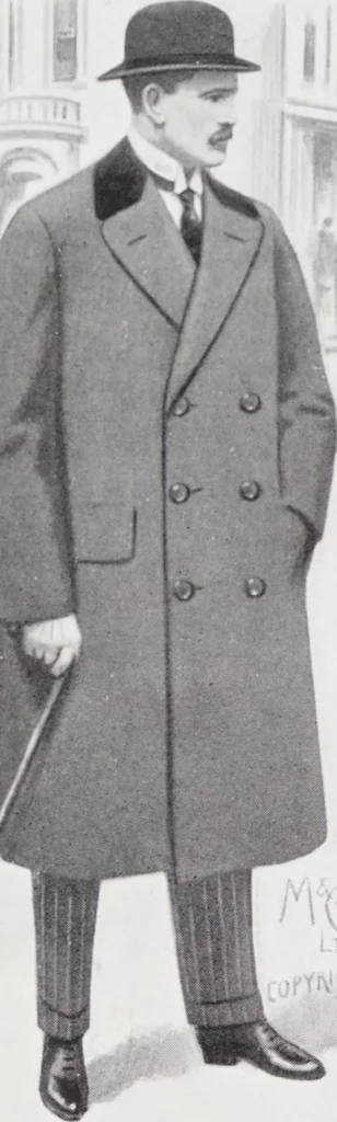 An illustration from Minister's report of fashion for gentlemen (Autumn & Winter, 1917-18), 1917, leaf 14
