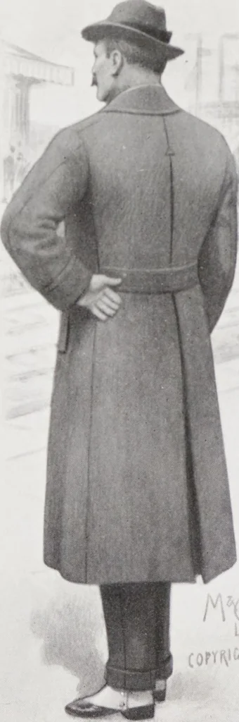 An illustration from Minister's report of fashion for gentlemen (Autumn & Winter, 1917-18), 1917, leaf 16