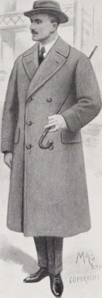 An illustration from Minister's report of fashion for gentlemen (Autumn & Winter, 1917-18), 1917, leaf 16