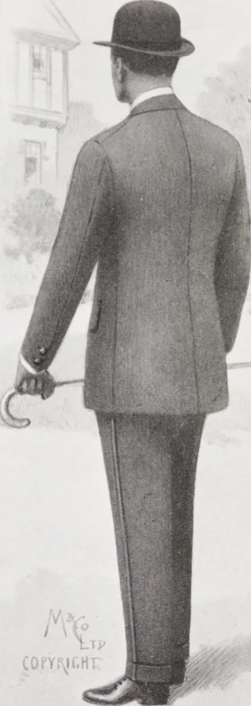 An illustration from Minister's report of fashion for gentlemen (Autumn & Winter, 1917-18), 1917, leaf 5