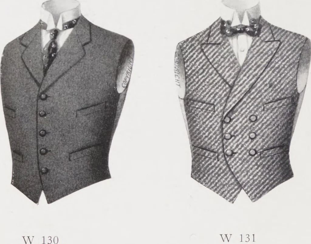 An illustration from Minister's report of fashion for gentlemen (Autumn & Winter, 1917-18), 1917, leaf 6