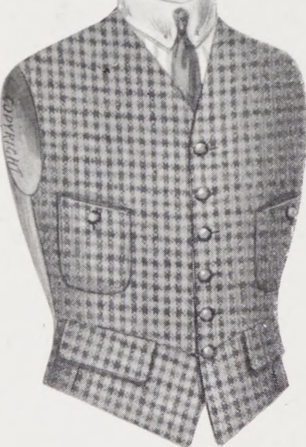 An illustration from Minister's report of fashion for gentlemen (Spring & Summer, 1917), 1917, leaf 12