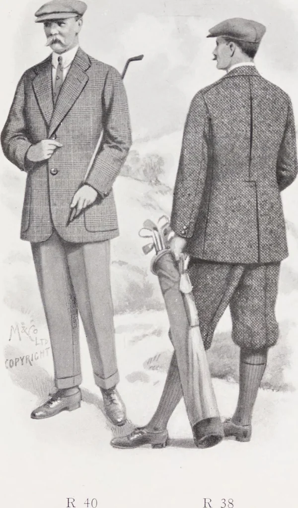 An illustration from Minister's report of fashion for gentlemen (Spring & Summer, 1917), 1917, leaf 13