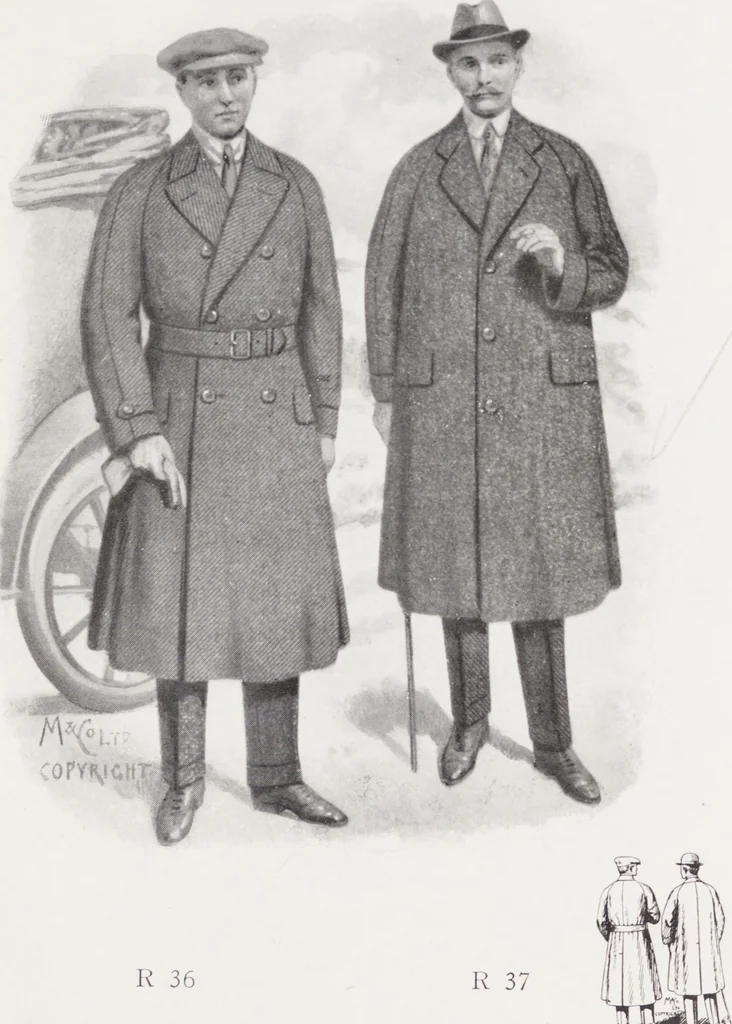 An illustration from Minister's report of fashion for gentlemen (Spring & Summer, 1917), 1917, leaf 17