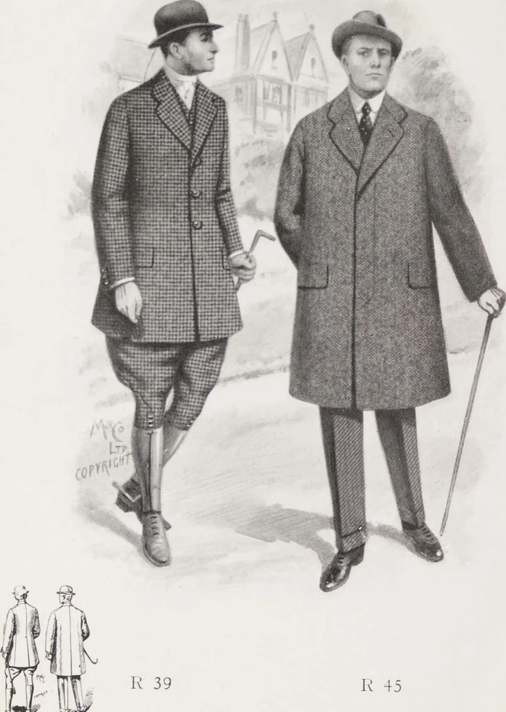 An illustration from Minister's report of fashion for gentlemen (Spring & Summer, 1917), 1917, leaf 18