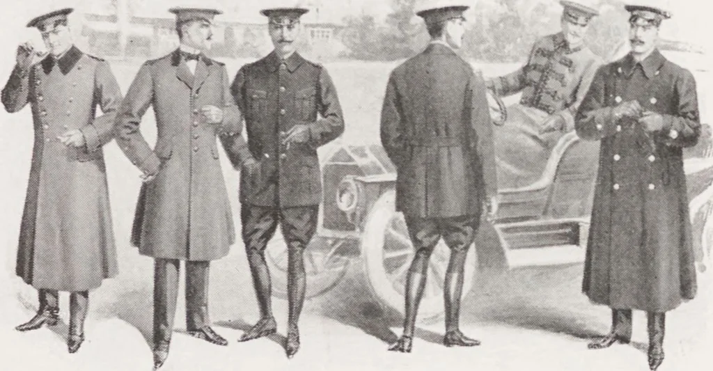 An illustration from Minister's report of fashion for gentlemen (Spring & Summer, 1917), 1917, leaf 3