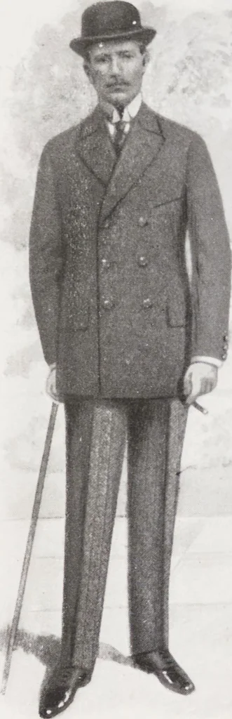 An illustration from Minister's report of fashion for gentlemen (Spring & Summer, 1917), 1917, leaf 7