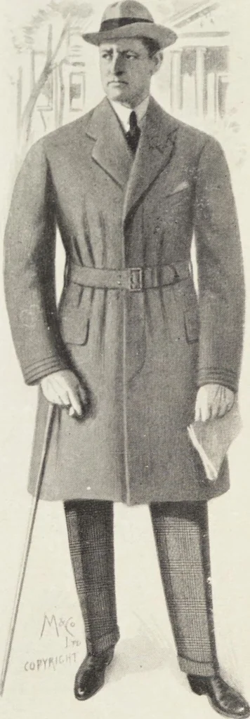 An illustration from Minister's report of fashion for gentlemen (Spring & Summer, 1918), 1918, leaf 14