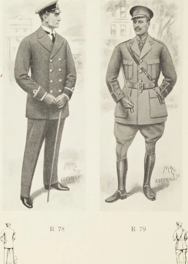 An illustration from Minister's report of fashion for gentlemen (Spring & Summer, 1918), 1918, leaf 18