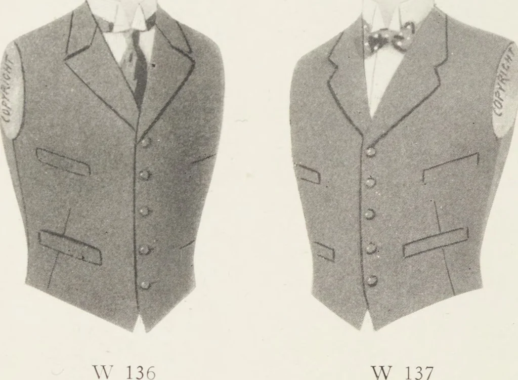 An illustration from Minister's report of fashion for gentlemen (Spring & Summer, 1918), 1918, leaf 6