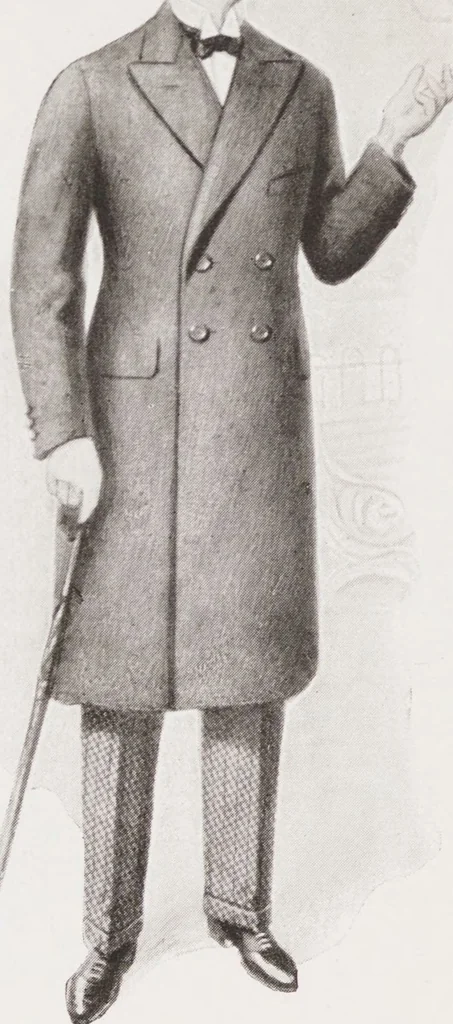 An illustration from Minister's report of fashion for gentlemen (Autumn & Winter, 1928-29), 1928, leaf 14