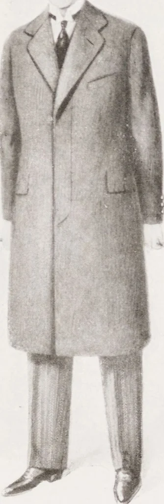 An illustration from Minister's report of fashion for gentlemen (Autumn & Winter, 1928-29), 1928, leaf 15